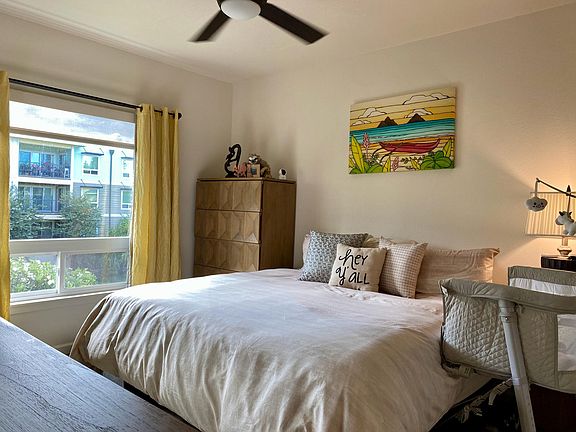 Master Bedroom with views of the courtyard. Lots of natural light