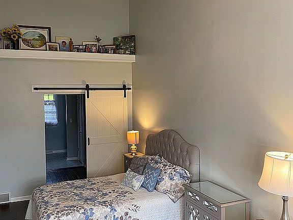 spacious vaulted master