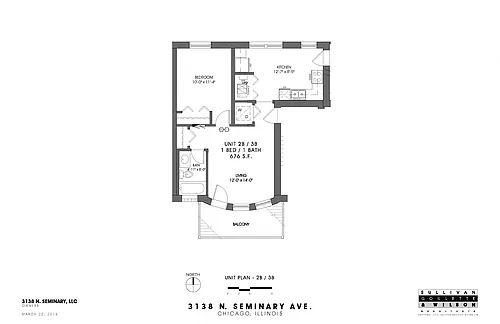 Floor plan One Bedroom