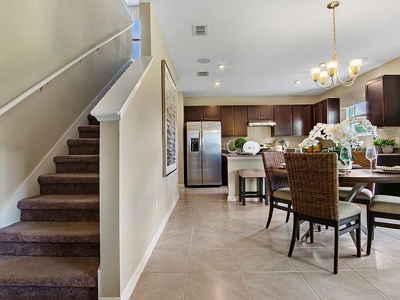 Dining area adjacent to kitchen