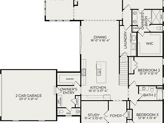 First Floor Optional Sunroom