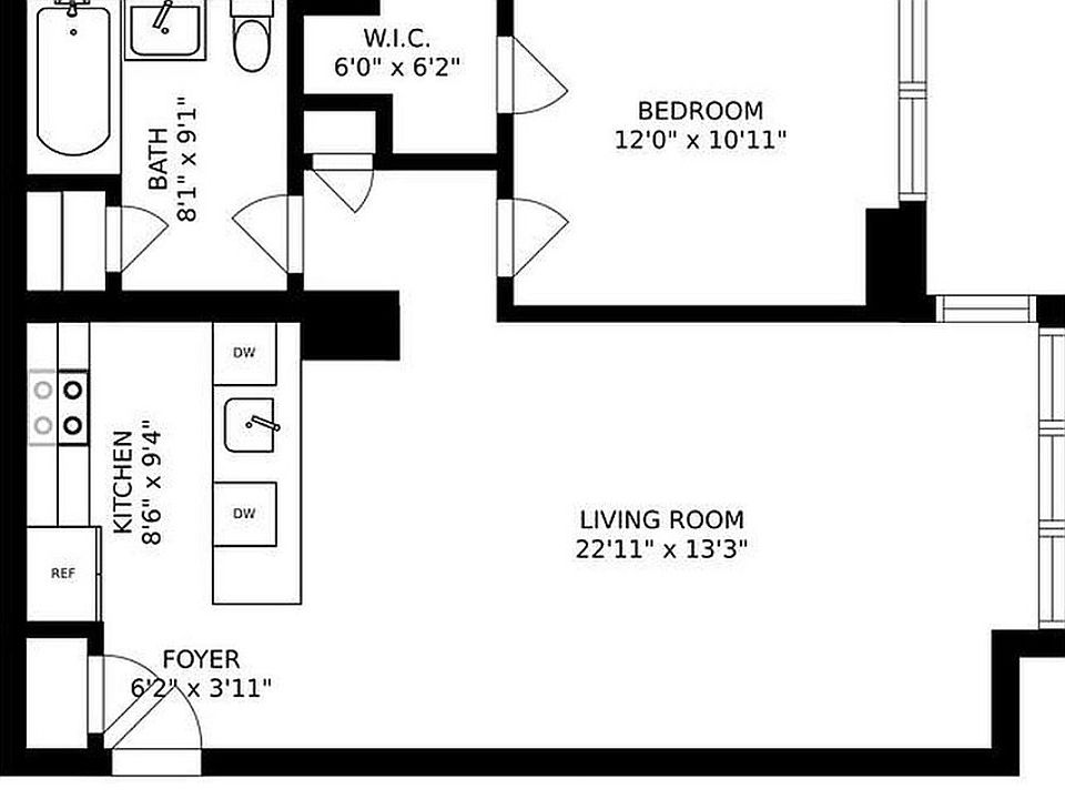 1st image of 88 Morgan St APT 1107