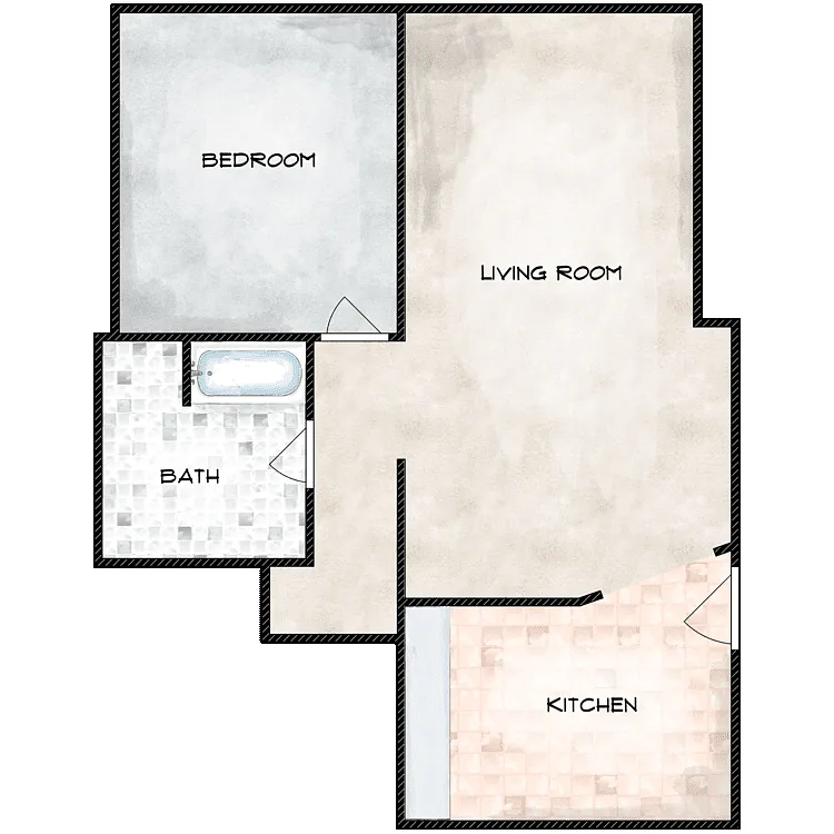 Floor plan 1X1