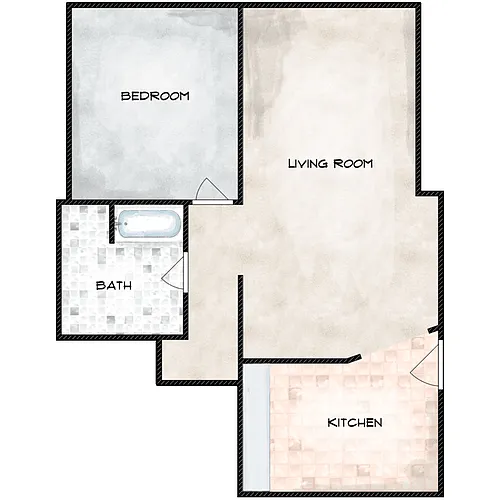Floor plan 1X1