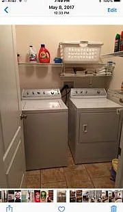 Laundry room, has laundry chute from upstairs.