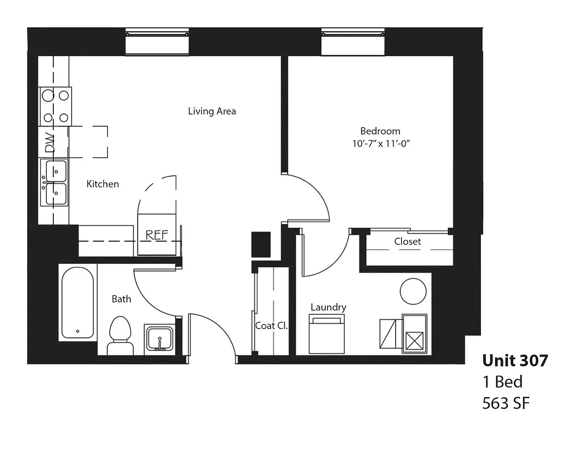 Floor plan 307