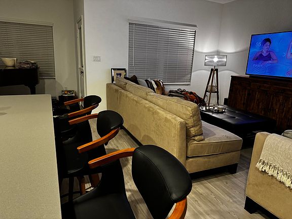 Shared living and eat in kitchen