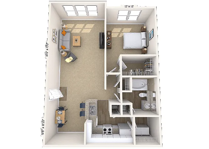 Floor plan 11B