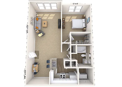 Floor plan 11B