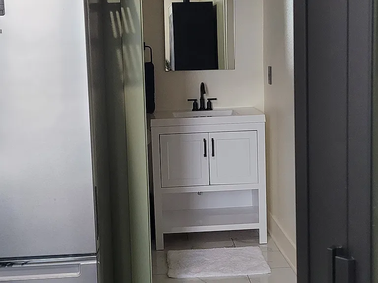Entry to private bathroom.