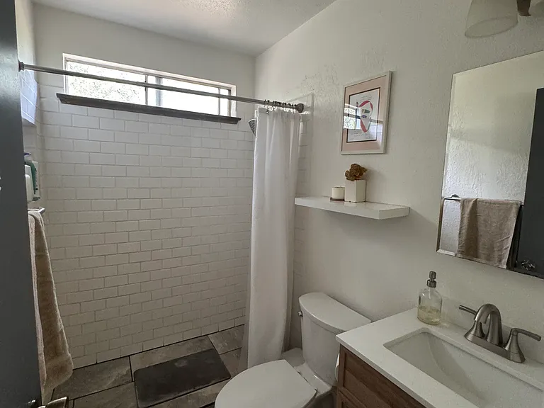 second floor bathroom with shower