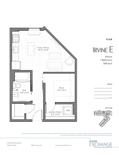 Floor plan Irvine E