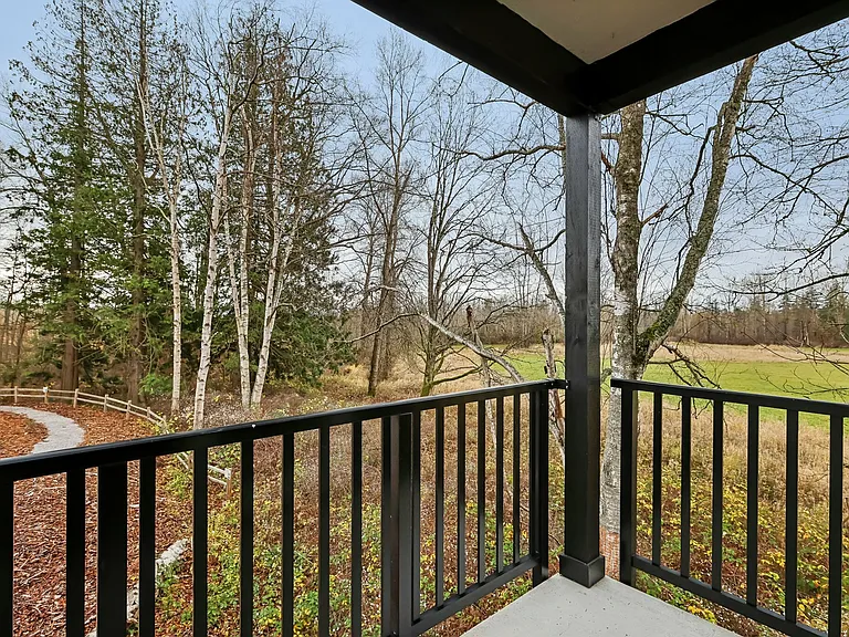 Private balconies and patios Private balconies and patios