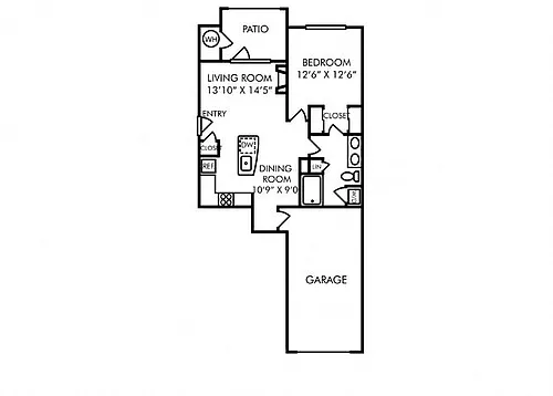 Floor plan A1E