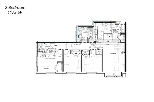 Floor plan Three Bedroom