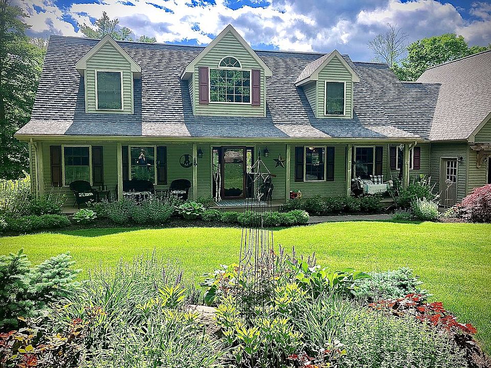 Front of house and gardens 