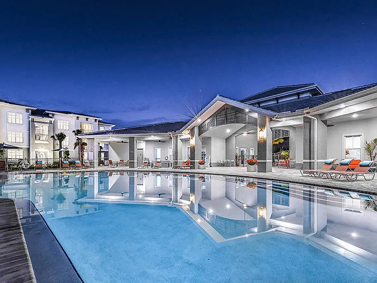 Coralina Apartments | Cape Coral, FL | Island-Style Lagoon Pool