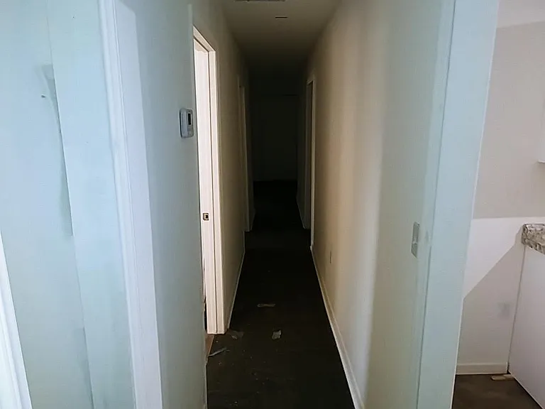 Long hallway entrance