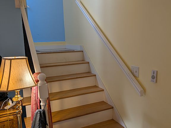 Stairs to the second floor.
