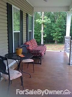 Stained Concrete Front Porch