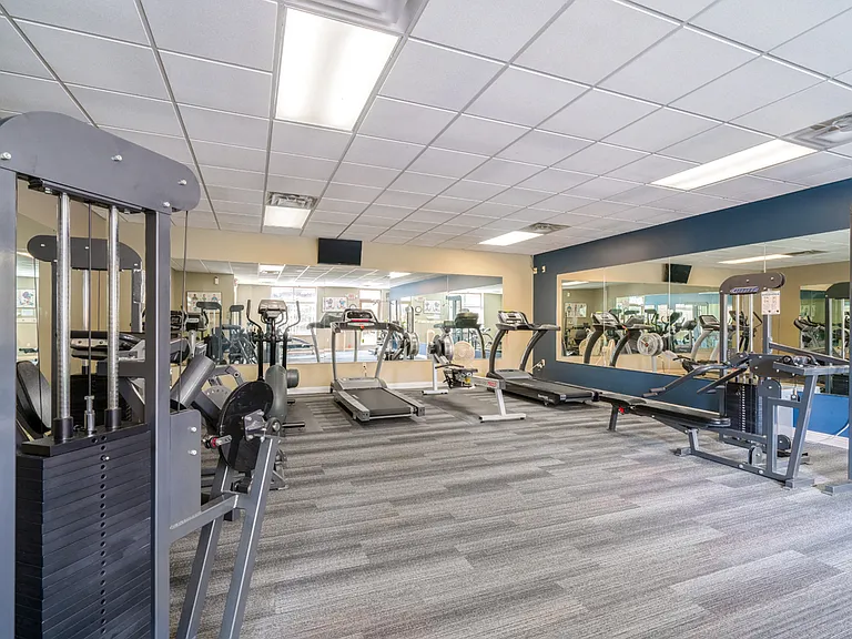 Stay active in our 24-hour fitness center.