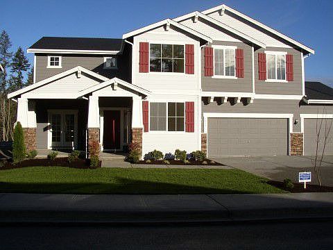 Front of home w/french doors