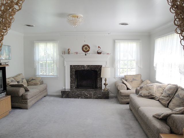 Living Room, fireplace