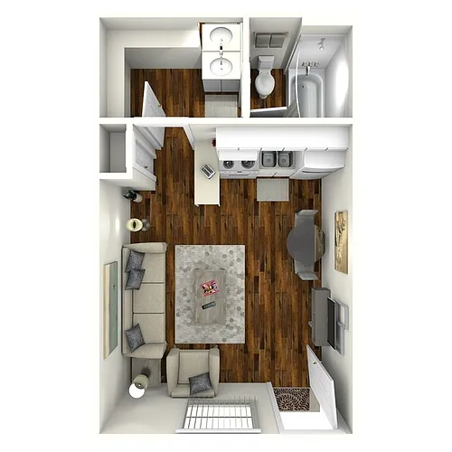 Floor plan Studio