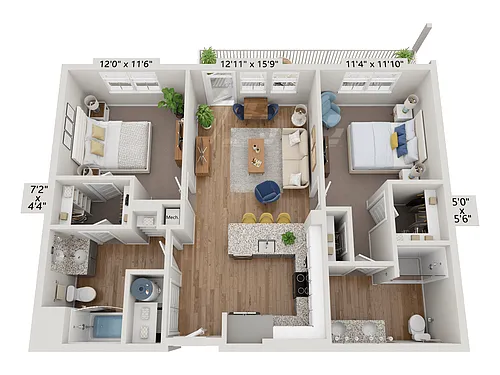 Floor plan B2 - Jasper