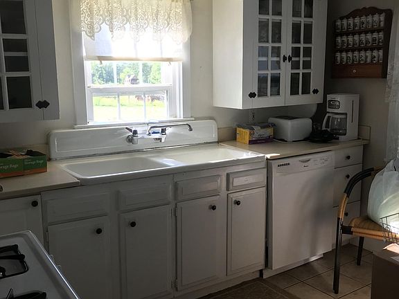 Kitchen that overlooks horse pastures