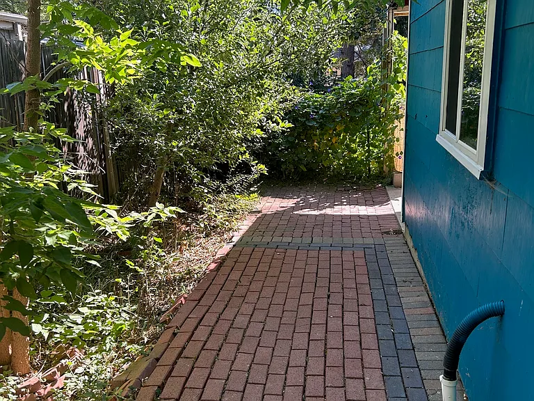 Back yard entrance