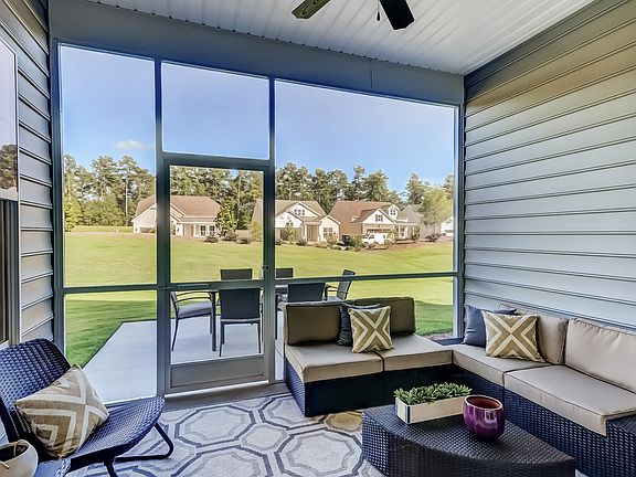 Relaxing screened patio