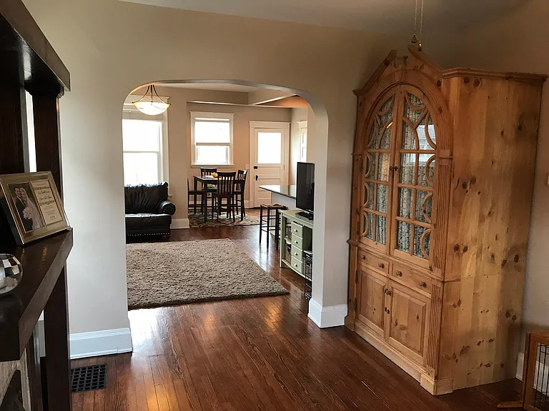Dining Room looking in to family room/kitchen/breakfast nook