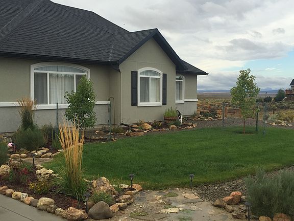 landscaping in the summer