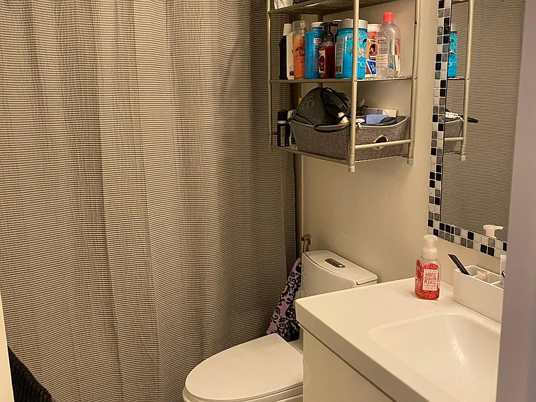 Bathroom freshly painted