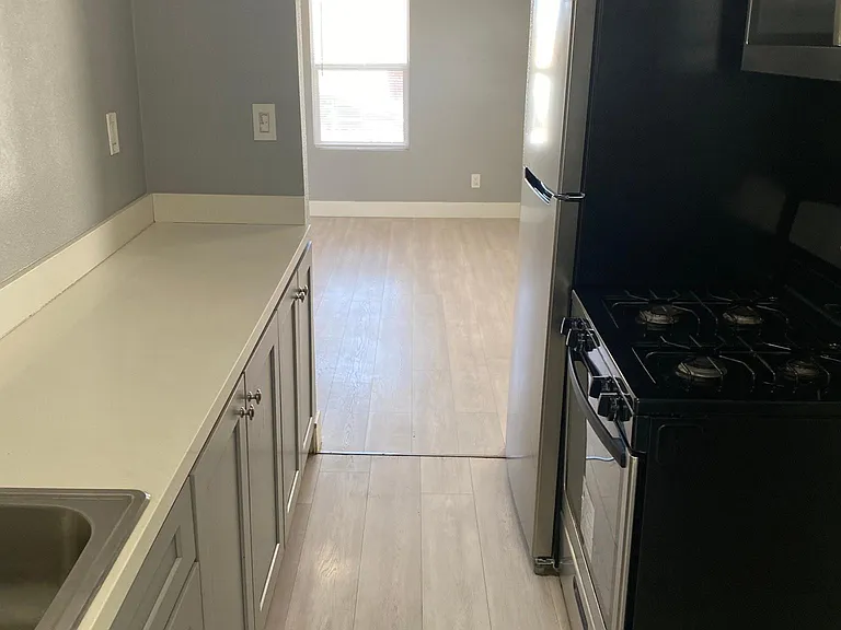 Attached small unit kitchen