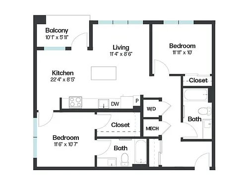 Floor plan Delaware