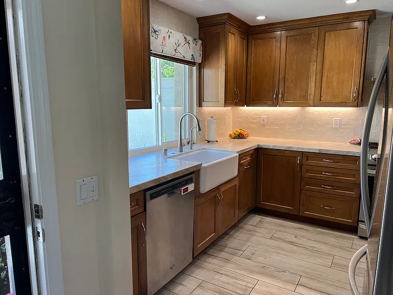 Remodeled kitchen