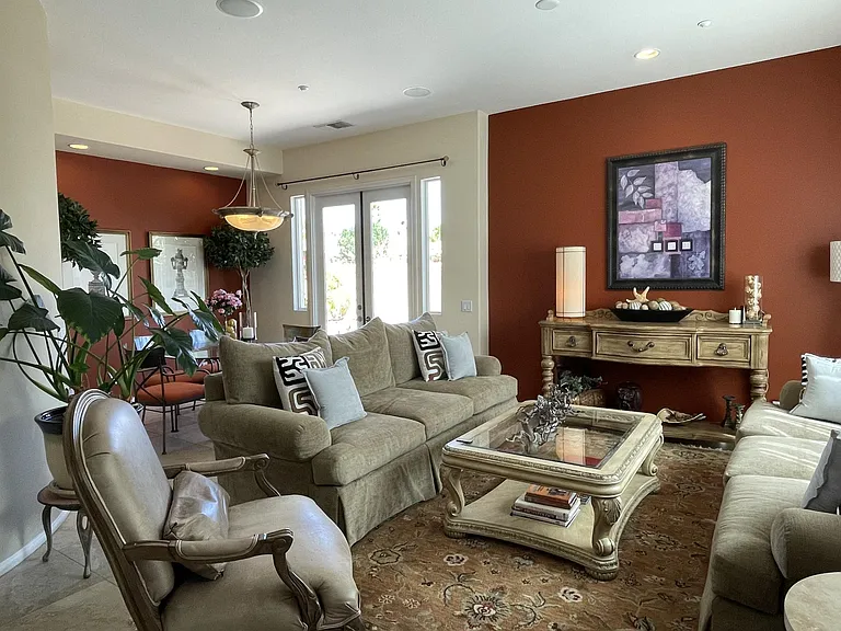 1 of 2 living rooms