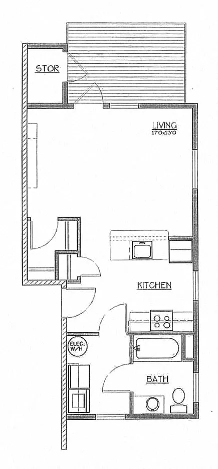 Floor plan Studio