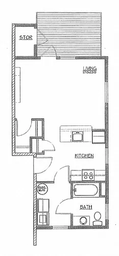 Floor plan Studio