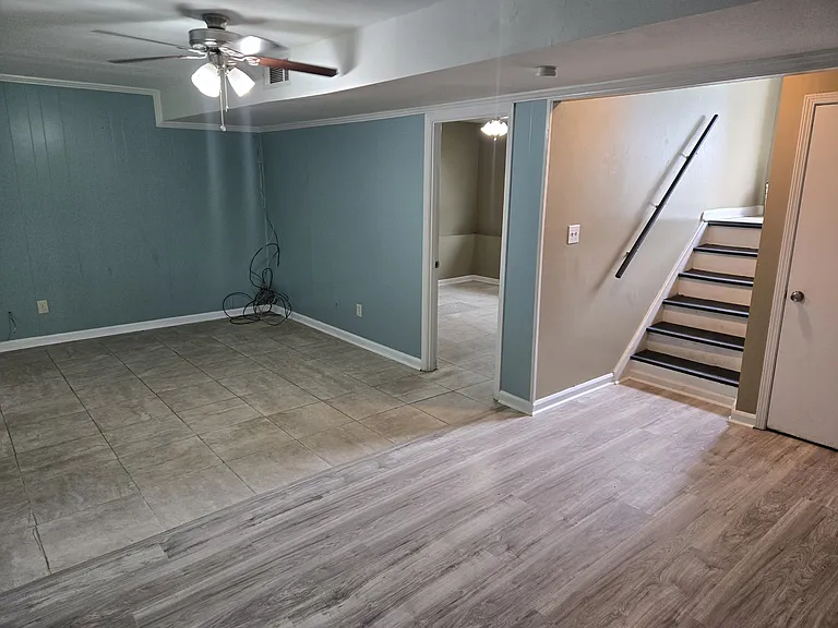Downstairs den/rec room