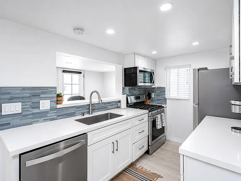 Modern kitchen with clean finishes