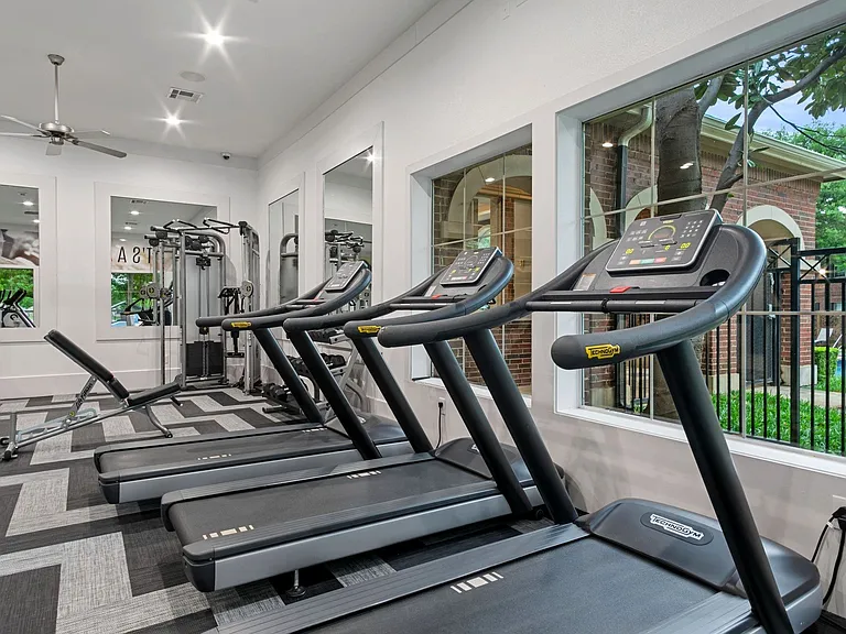 Get your cardio in while enjoying the tranquil landscape.