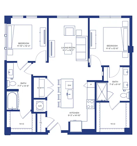 Floor plan The Piney