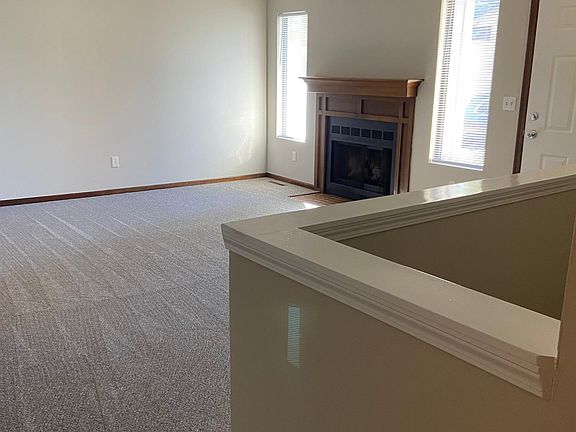 View from hallway into living room