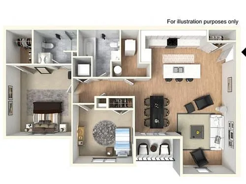 Floor plan The Fort Orange