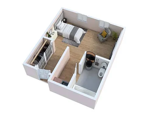 Floor plan Studio - S1