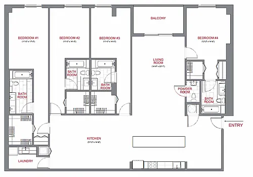Floor plan X