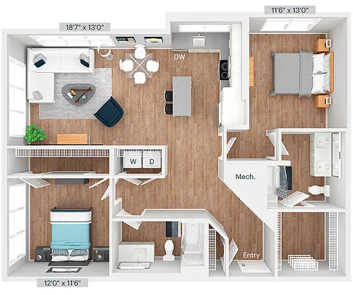 Floor plan B1-1213